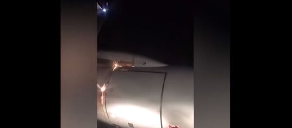 Посадка горящего пассажирского самолета Ту-204 в Уфе - Sputnik Беларусь