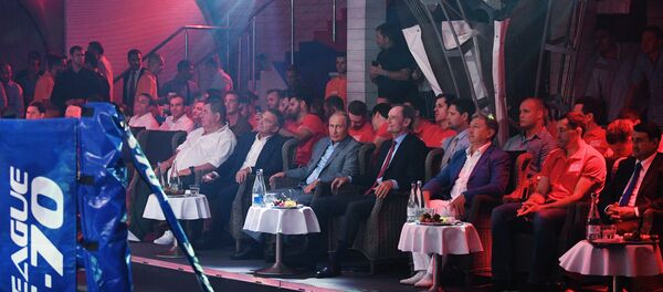 Президент РФ Владимир Путин посетил международный турнир по боевому самбо Президент РФ Владимир Путин посетил международный турнир по боевому самбо - Sputnik Беларусь