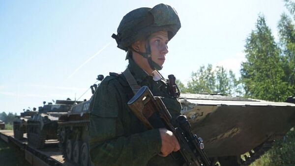 Белорусский солдат, архивное фото - Sputnik Беларусь