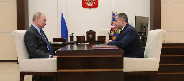 Президент РФ Владимир Путин встретился с послом РФ в Беларуси Михаилом Бабичем - Sputnik Беларусь