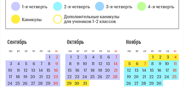 Календарь четвертей и школьных каникул в Беларуси на 2018/19 учебный год - Sputnik Беларусь