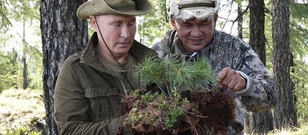 Президент РФ В. Путин провел выходные в Тыве - Sputnik Беларусь