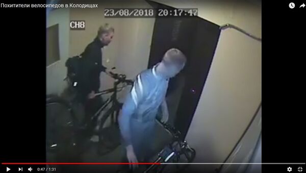 Похитители велосипедов в Колодищах не думали, что их снимает камера - Sputnik Беларусь