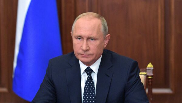 Обращение президента РФ В. Путина к гражданам России - Sputnik Беларусь