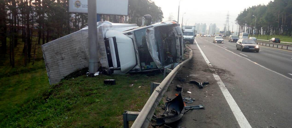 ДТП с фурой на МКАД - Sputnik Беларусь