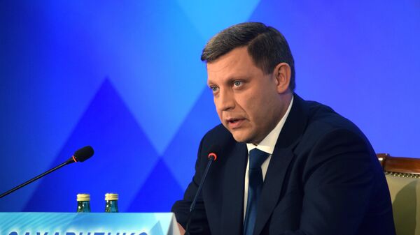 Глава Донецкой народной республики Александр Захарченко, архивное фото - Sputnik Беларусь