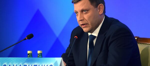 Глава Донецкой народной республики Александр Захарченко, архивное фото Глава Донецкой народной республики Александр Захарченко, архивное фото - Sputnik Беларусь