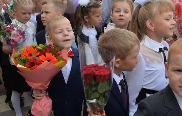 Что же будет дальше? - думают дети, почти ничего не знающие о школьных буднях. - Sputnik Беларусь