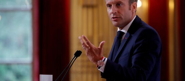 Французский президент Эммануэль Макрон - Sputnik Беларусь