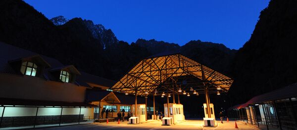 Пропускной пункт на границе Грузии и России, архивное фото - Sputnik Беларусь