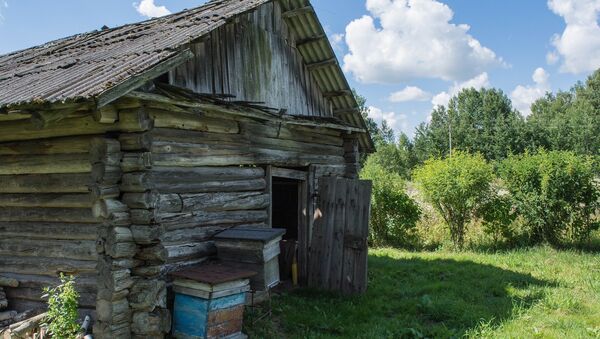 Ветхий дом в деревне, архивное фото - Sputnik Беларусь