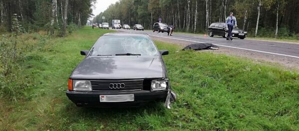Водитель Audi насмерть сбил велосипедиста, бросил машину и скрылся - Sputnik Беларусь