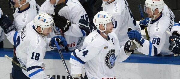 Хоккеисты минского Динамо - Sputnik Беларусь