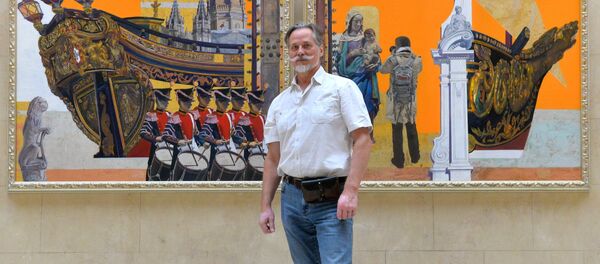 Беларускі мастак Віктар Альшэўскі Беларускі мастак Віктар Альшэўскі - Sputnik Беларусь