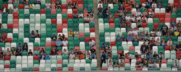 Болельщики на столичном стадионе Динамо - Sputnik Беларусь