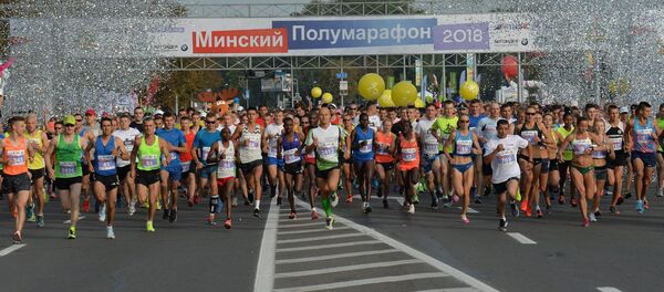 Адкрыта рэгістрацыя на чарговы Мінскі паўмарафон Адкрыта рэгістрацыя на чарговы Мінскі паўмарафон - Sputnik Беларусь