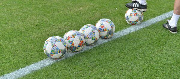 Тренировка сборной Беларуси по футболу перед Лигой наций Тренировка сборной Беларуси по футболу перед Лигой наций - Sputnik Беларусь