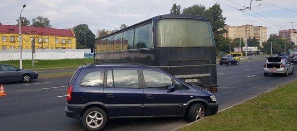 Место ДТП в Минске - Sputnik Беларусь