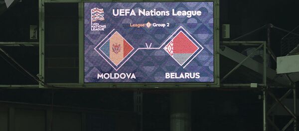 Табло на стадионе Зимбру в Кишиневе Табло на стадионе Зимбру в Кишиневе - Sputnik Беларусь