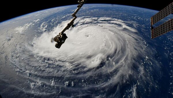Вид урагана Флоренс из космоса - Sputnik Беларусь