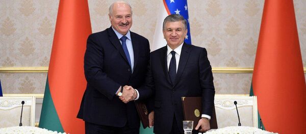 Президент Беларуси Александр Лукашенко и президент Узбекистана Шавкат Мирзиёев - Sputnik Беларусь