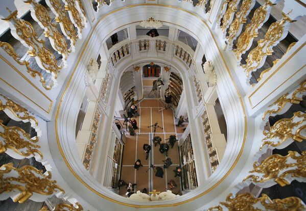 Библиотека Герцогини Анны Амалии в Веймаре, Тюрингия, Германия, содержит крупную коллекцию немецкой литературы и исторических документов. - Sputnik Беларусь