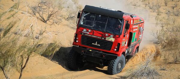 Экипаж лидера белорусской команды МАЗ-СПОРТавто Сергея Вязовича - Sputnik Беларусь