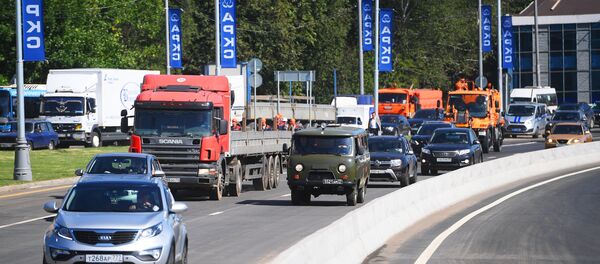 Запуск движения по новому участку Калужского шоссе - Sputnik Беларусь
