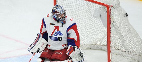 Вратарь ХК Локомотив Вратарь ХК Локомотив - Sputnik Беларусь