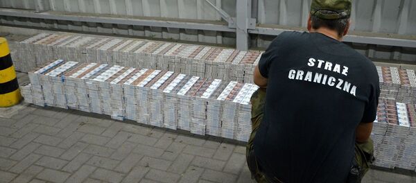 Обнаруженные сигареты Обнаруженные сигареты - Sputnik Беларусь