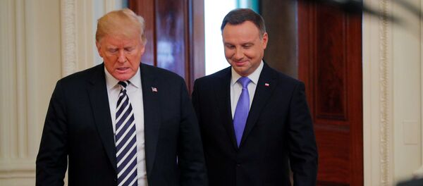 Президент США Дональд Трамп и президент Польши Анджей Дуда - Sputnik Беларусь