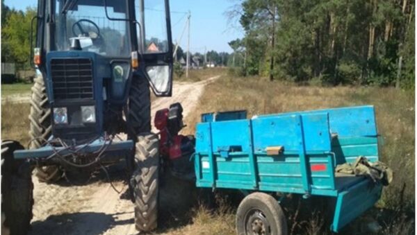 В Столинском районе трактор столкнулся с мотоблоком - Sputnik Беларусь