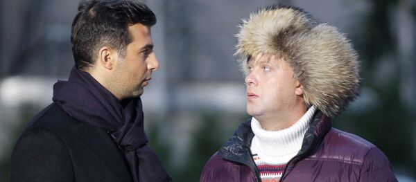 Съемки фильма Елки в Москве - Sputnik Беларусь