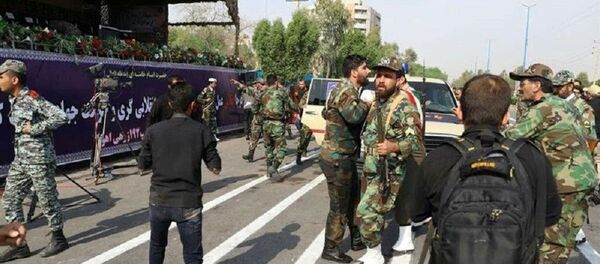 Ситуация на месте теракта в Иране Ситуация на месте теракта в Иране - Sputnik Беларусь