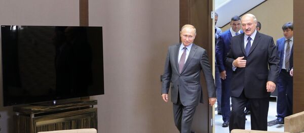 Встреча Владимира Путина и Александра Лукашенко в Сочи - Sputnik Беларусь