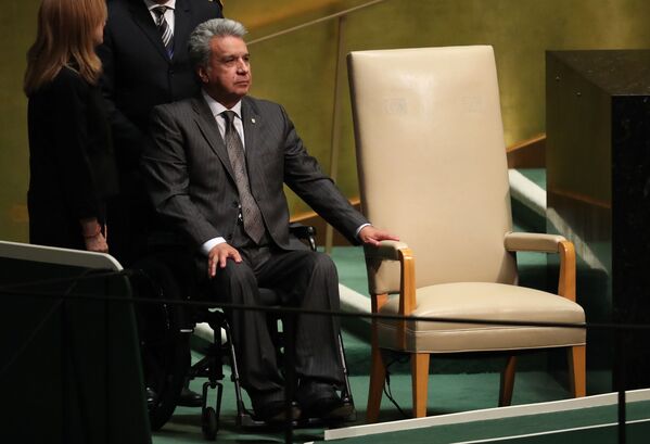 Президент Эквадора Ленин Морено на Генеральной ассамблее ООН - Sputnik Беларусь
