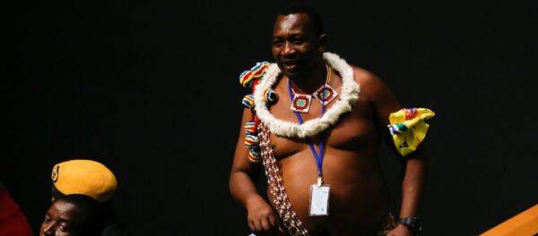 Член делегации Свазиленда после слушания короля Мсвати III в ООН - Sputnik Беларусь