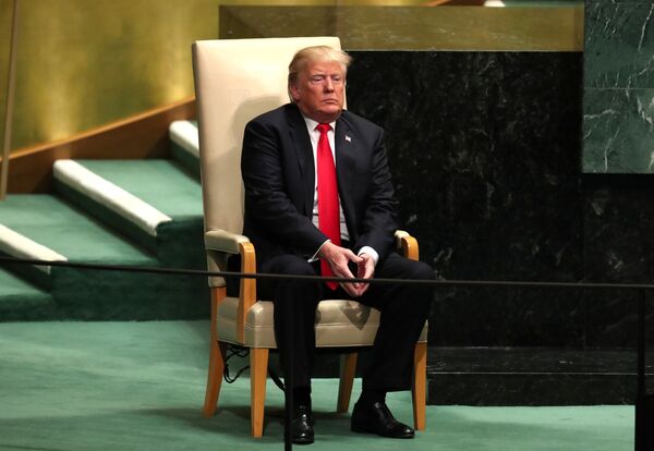 Лидер США Дональд Трамп в ООН - Sputnik Беларусь