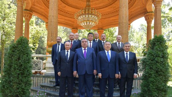  Заседание Совета глав государств СНГ в Душанбе - Sputnik Беларусь