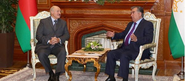 Встреча Президента Беларуси Александра Лукашенко с Президентом Таджикистана Эмомали Рахмоном - Sputnik Беларусь