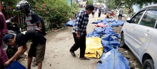 Последствия землетрясения в Индонезии - Sputnik Беларусь