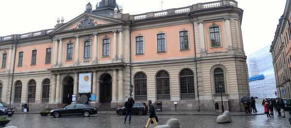 Будынак Шведскай акадэміі, архіўнае фота Будынак Шведскай акадэміі, архіўнае фота - Sputnik Беларусь