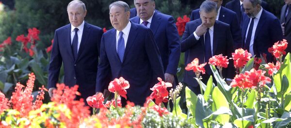 Главы государств СНГ на саммите в Душанбе - Sputnik Беларусь