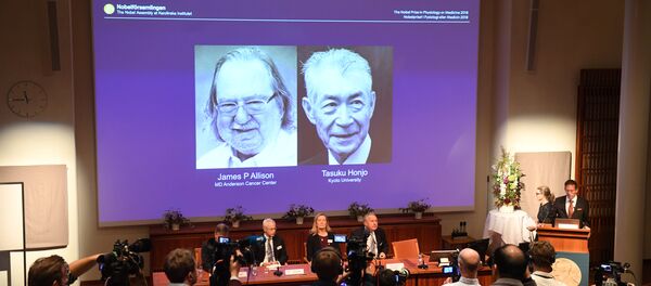 Джеймс Эллисон (США) и Тасука Хондзе (Япония) - Sputnik Беларусь
