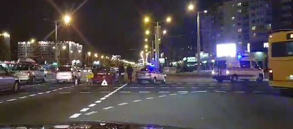 ДТП в час пик парализовало движение на Притыцкого - Sputnik Беларусь