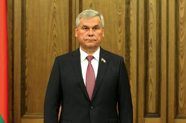 Председатель Палаты представителей Национального собрания Беларуси  Владимир Андрейченко - Sputnik Беларусь