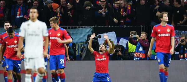 Футбол. Лига чемпионов. Матч ЦСКА - Реал Мадрид Футбол. Лига чемпионов. Матч ЦСКА - Реал Мадрид - Sputnik Беларусь