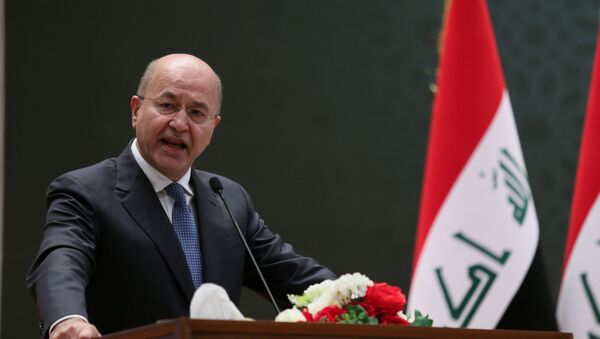 Представитель Патриотического союза Курдистана Бархам Салих избран новым президентом Ирака  - Sputnik Беларусь