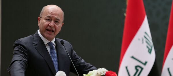 Представитель Патриотического союза Курдистана Бархам Салих избран новым президентом Ирака Представитель Патриотического союза Курдистана Бархам Салих избран новым президентом Ирака - Sputnik Беларусь