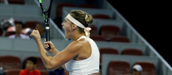 Белорусская теннисистка Арина Соболенко Белорусская теннисистка Арина Соболенко - Sputnik Беларусь
